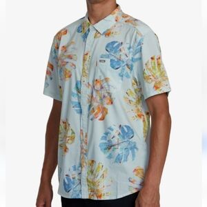 NWT RVCA Oblow Hawaii Button Down